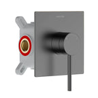 MAXTOR Single-Handle Wall Concealed Shower Valve with Universal Rough-in Box | MT611106 Brushed Gun Metal