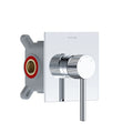 1 Way Wall Concealed Shower Valve with Protection Box & Round Trim Plate – MT611131 Chrome