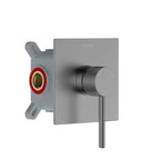 1 Way Wall Concealed Shower Valve with Protection Box & Round Trim Plate – MT611131