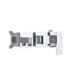 Square Horizontal 2 way concealed shower valve with trim kit MT612000 Chrome