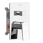 MAXTOR 2-Way Wall Concealed Shower Mixer Valve with Box & 200x150mm Trim Plate-MT602065 Chrome