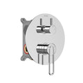 2-Way Concealed Shower Mixer Valve with Box & Round Trim Plate – MT612069 Chrome
