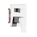 Square 3 Way Wall Concealed Pressure Balance Valve & Trim with Box MT613068 Chrome