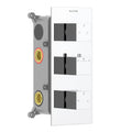 Square 4 way thermostatic concealed shower faucet MT714000 Chrome