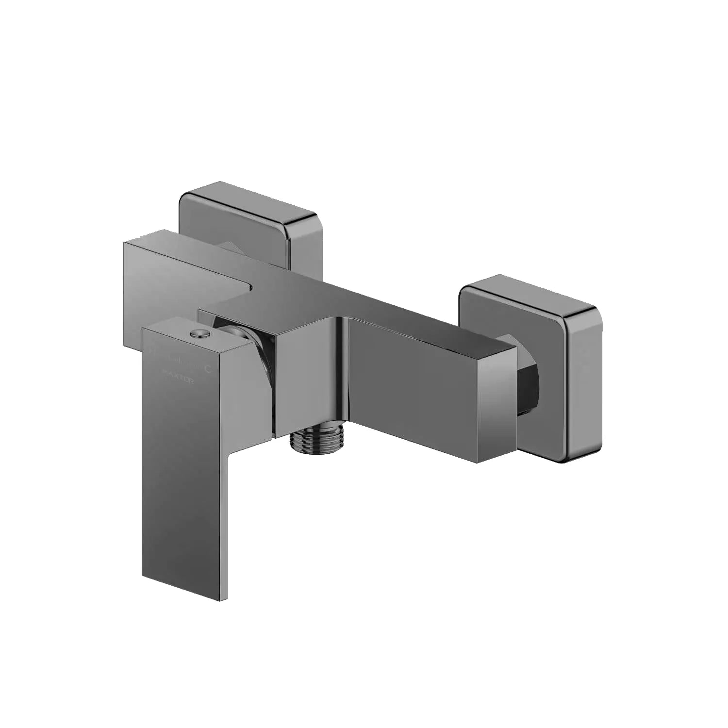 Square 1 way exposed shower mixer MT800000 Brushed Gun Metal