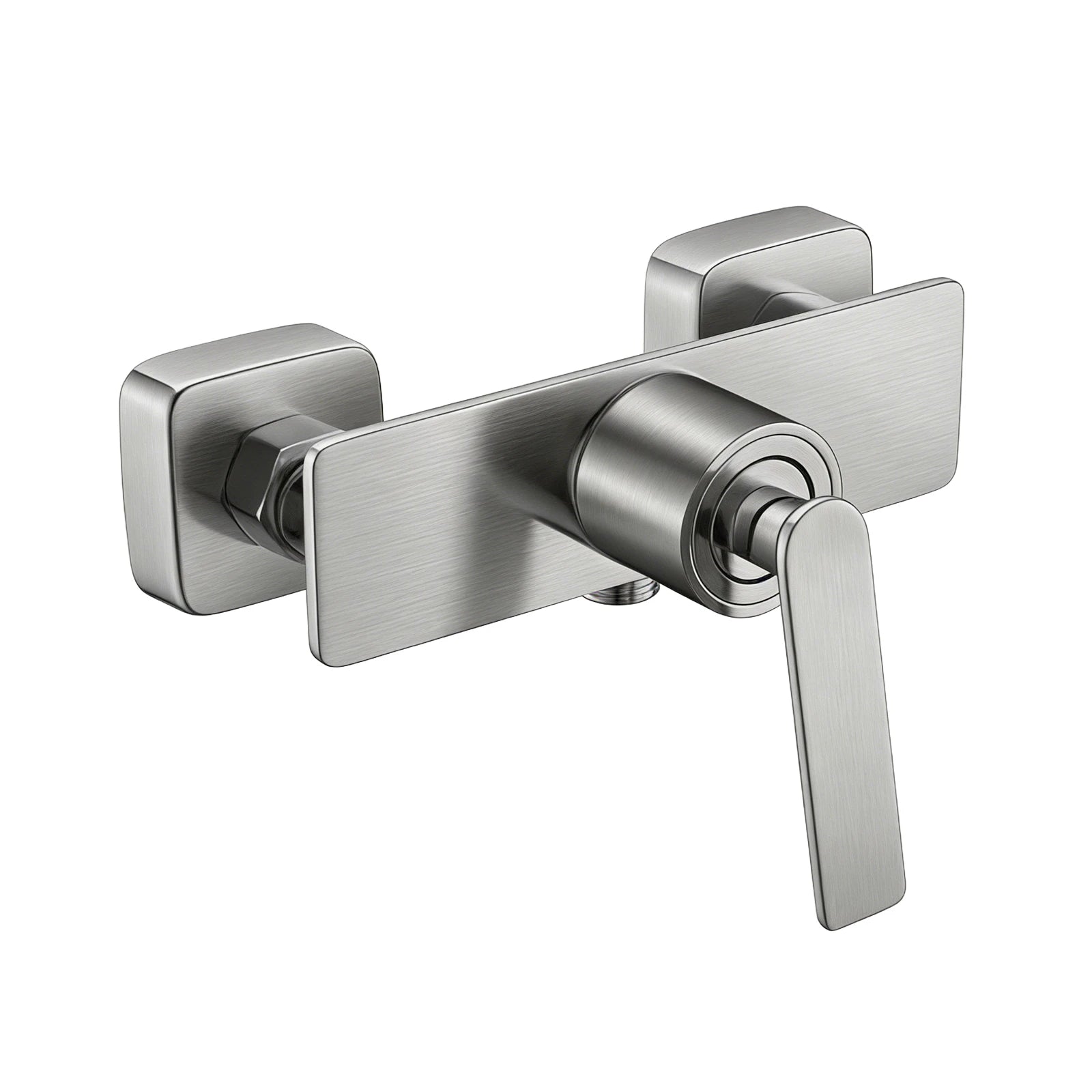 Wall Mounted Shower Mixer – Single Lever Brass Shower Valve – MT800011 Brushed Nickel
