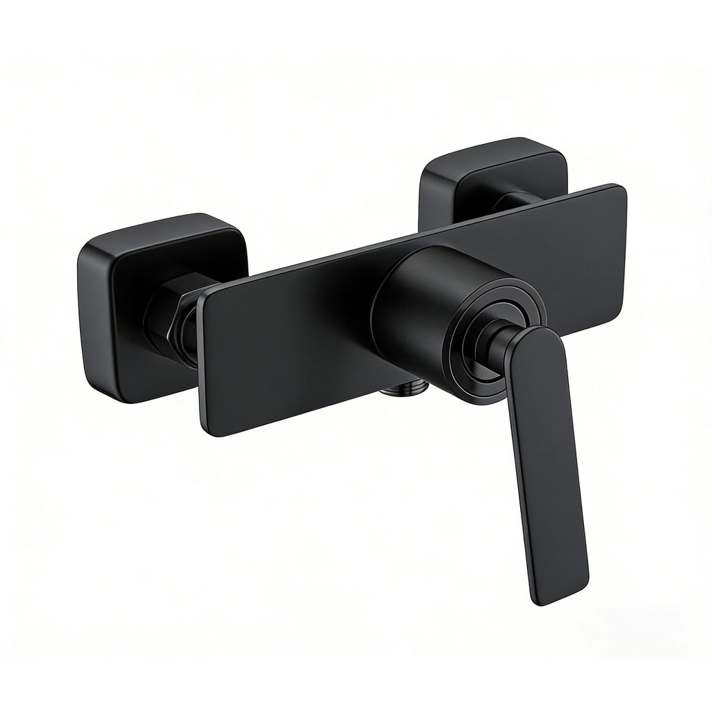 Wall Mounted Shower Mixer – Single Lever Brass Shower Valve – MT800011 Matte Black