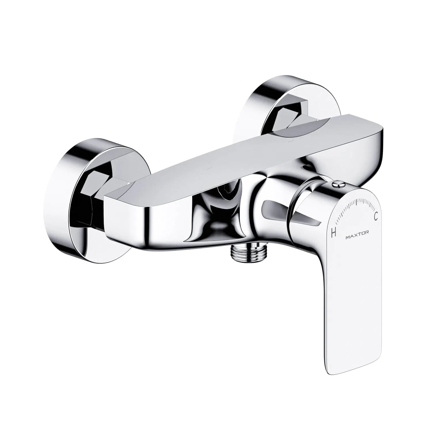 Solid Brass 1-Way Exposed Shower Mixer-MT800103 Chrome
