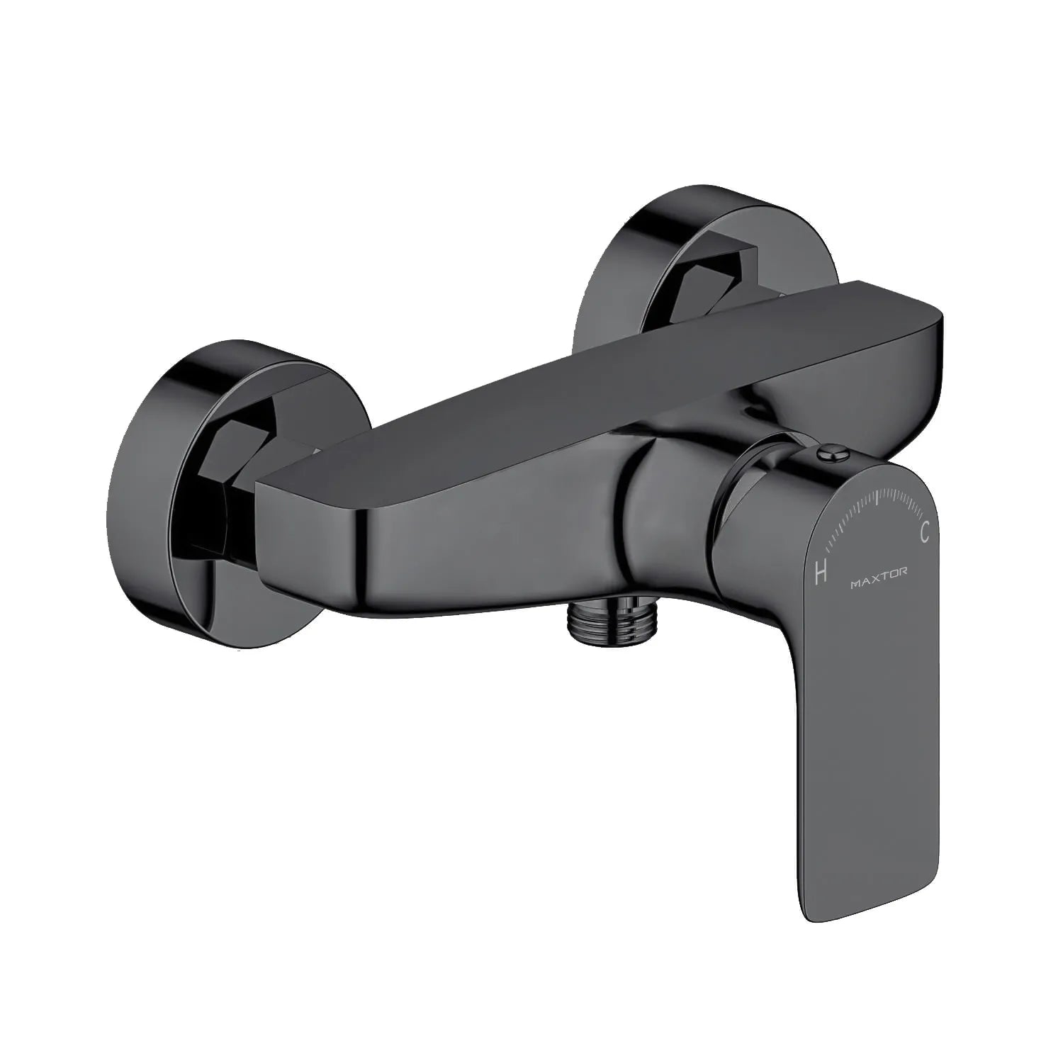 Solid Brass 1-Way Exposed Shower Mixer-MT800103 Brushed Gun Metal