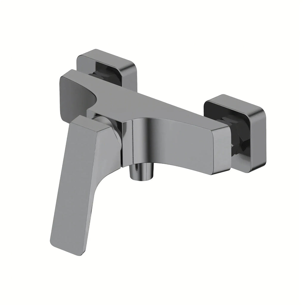 Aurora 1 Way Exposed Shower Mixer MT801068 Brushed Gun Metal