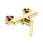 1-Way Exposed Shower Mixer – Single Lever Brass Wall Mounted Shower Faucet – MT801069 Brushed Gold