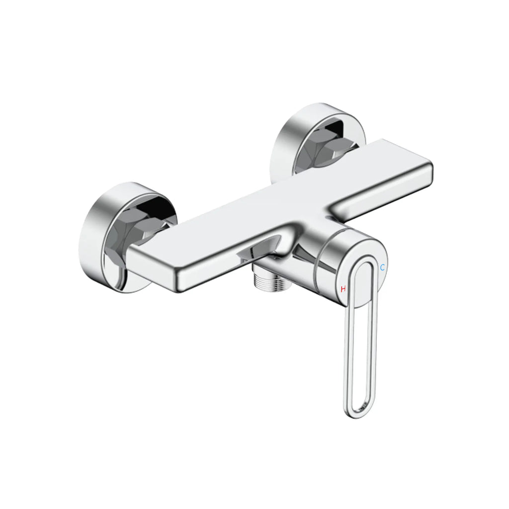 1-Way Exposed Shower Mixer – Single Lever Brass Wall Mounted Shower Faucet – MT801069 Chrome