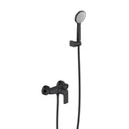 Solid Brass Exposed Shower Mixer Kit with Handheld Shower-MT900103 Matte Black