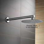 350/400mm Solid Brass Straight Wall Mounted Shower Arm with Flange-BSA3502/BSA4002
