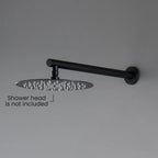 350/400mm Solid Brass Straight Wall Mounted Shower Arm with Flange-BSA3502/BSA4002