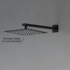 BSA3503/BSA4003 Solid Brass Square Straight Wall Mounted Shower Arm – 1/2" Thread – 350/400mm Length