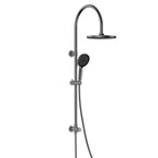 Retrofit Shower Column with Diverter – 8" Overhead & Hand Shower Set – SC2006 Brushed Gun Metal