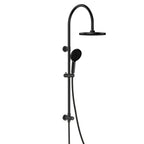 Retrofit Shower Column with Diverter – 8" Overhead & Hand Shower Set – SC2006 Matte Black