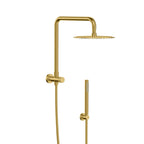 Retro Fit Shower Column with Diverter – 200mm Rain Shower & Hand Shower – SC2031 Brushed Gold