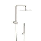 Retro Fit Shower Column with Diverter – 200mm Rain Shower & Hand Shower – SC2031 Brushed Nickel