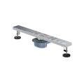 600x68mm SUS 304 Linear Floor Drain – 360° Rotatable Siphon – SFD21038 Chrome