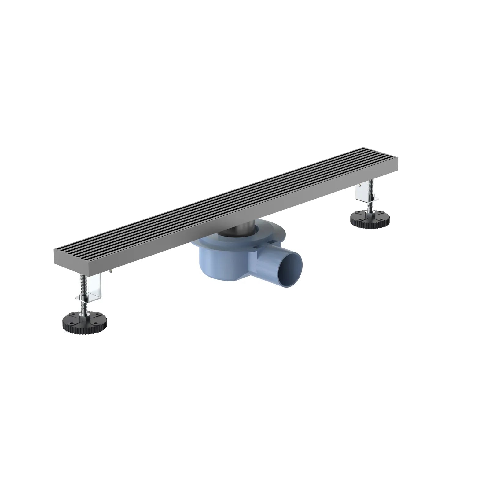 600x68mm SUS 304 Linear Floor Drain – 360° Rotatable Siphon – SFD21038