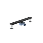 600x68mm SUS 304 Linear Floor Drain – 360° Rotatable Siphon – SFD21039