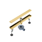 600x80mm SUS 304 Linear Floor Drain – 360° Rotatable Siphon – SFD21040