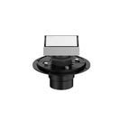 4"x4" Solid Brass Square Tile-In Shower Drain – Invisible Cover with 2" Outlet – SFD21043