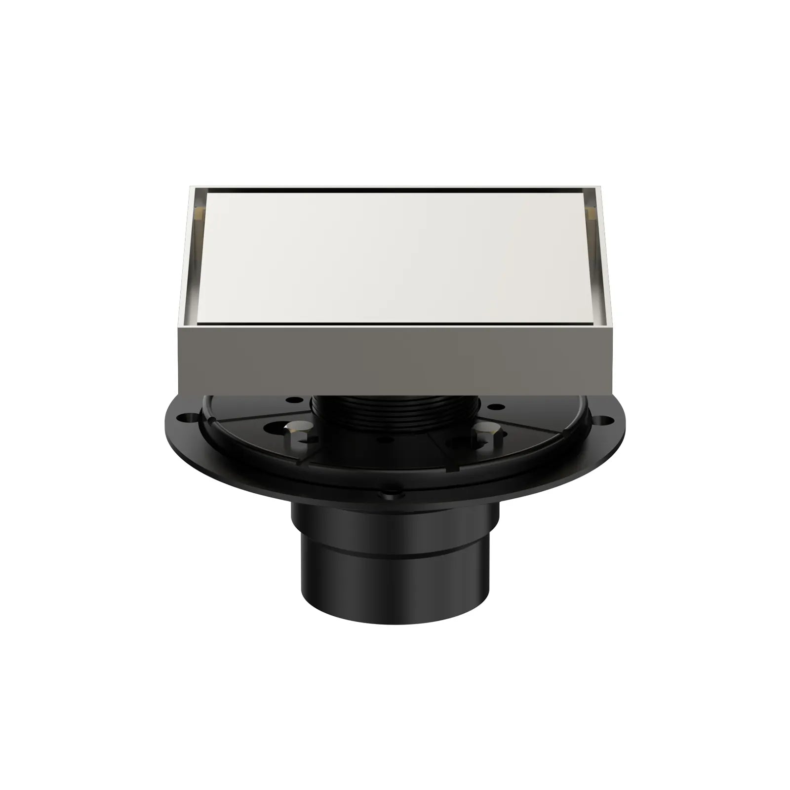 6"x6" Solid Brass Square Tile-In Shower Drain – Invisible Cover with 2" Outlet – SFD21044