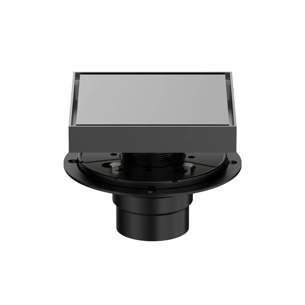 6"x6" Solid Brass Square Tile-In Shower Drain – Invisible Cover with 2" Outlet – SFD21044