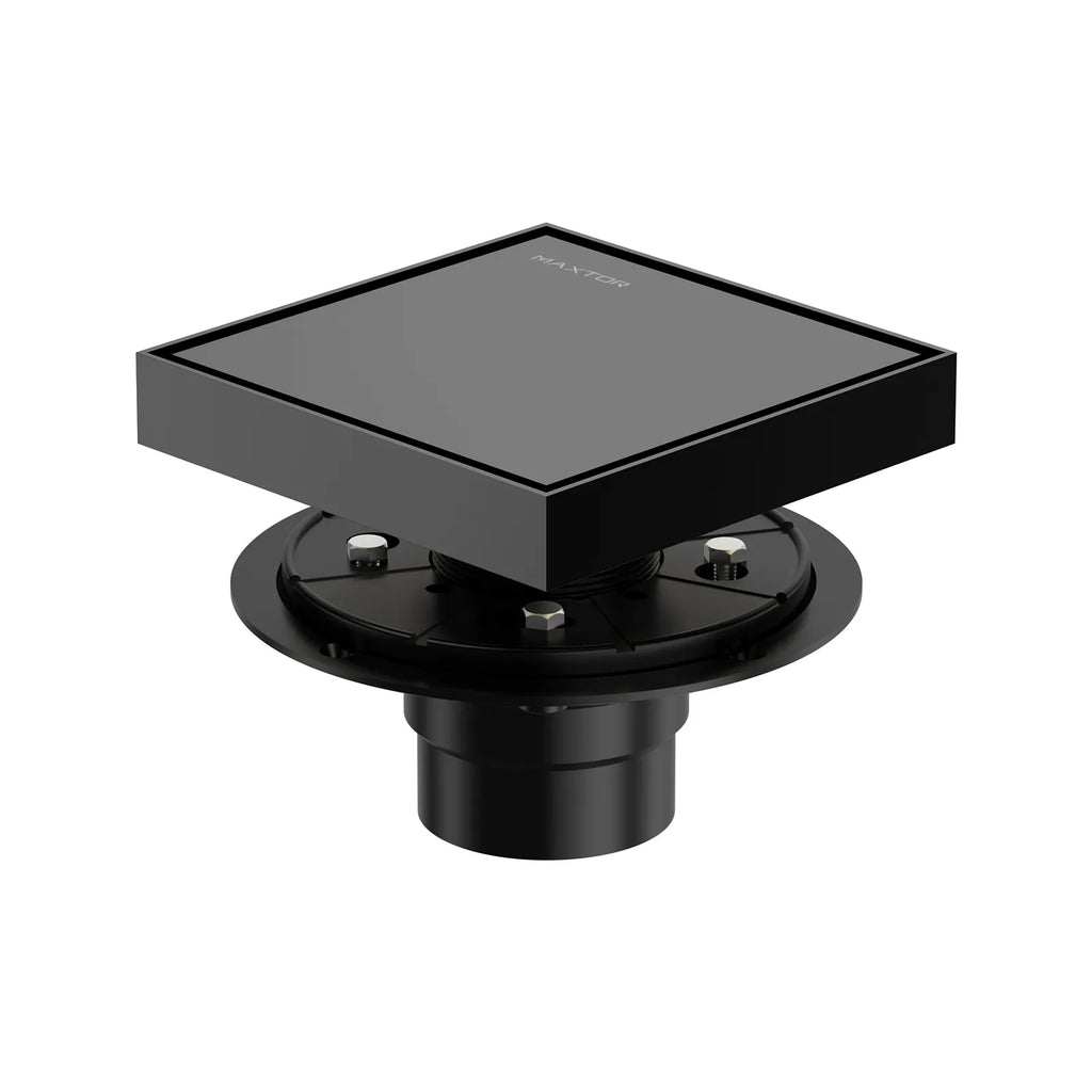 6"x6" Solid Brass Square Tile-In Shower Drain – Invisible Cover with 2" Outlet – SFD21044