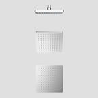 250x250mm SUS 304 Overhead Rain Shower – Slim 15mm Profile – SH151001 Chrome