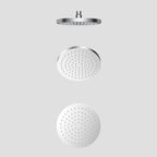 Ø250x15mm SUS 304 Overhead Rain Shower with Touch-Clean Silicone Nozzles-SH151002 Chrome