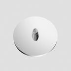 Ø250x15mm SUS 304 Overhead Rain Shower with Touch-Clean Silicone Nozzles-SH151002