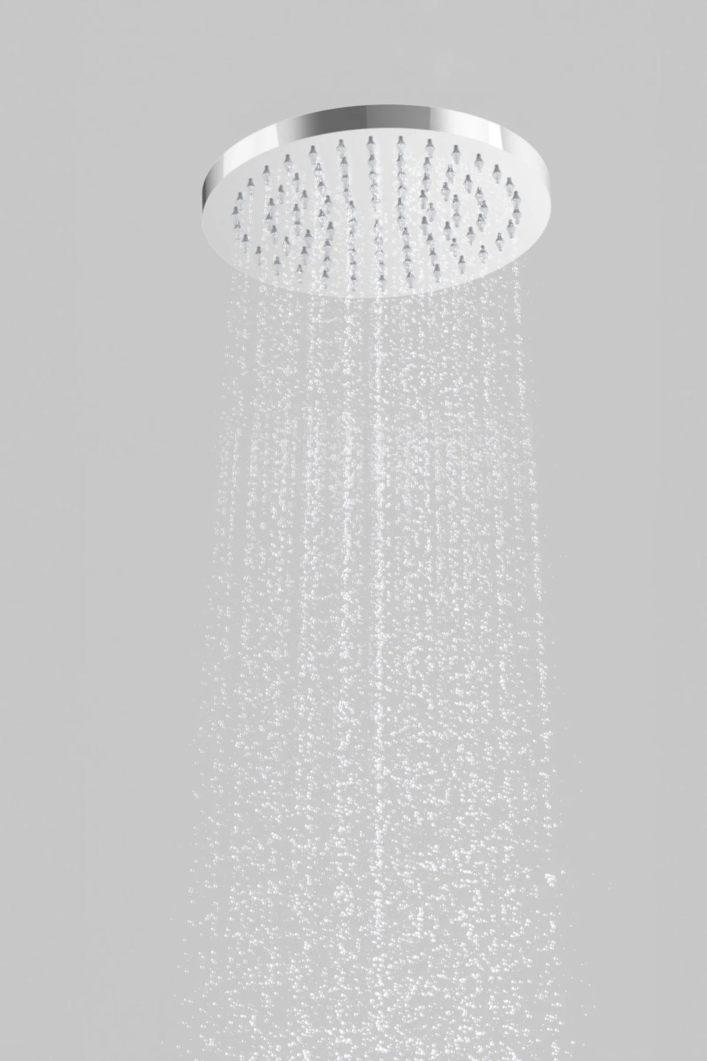 Ø250x15mm SUS 304 Overhead Rain Shower with Touch-Clean Silicone Nozzles-SH151002