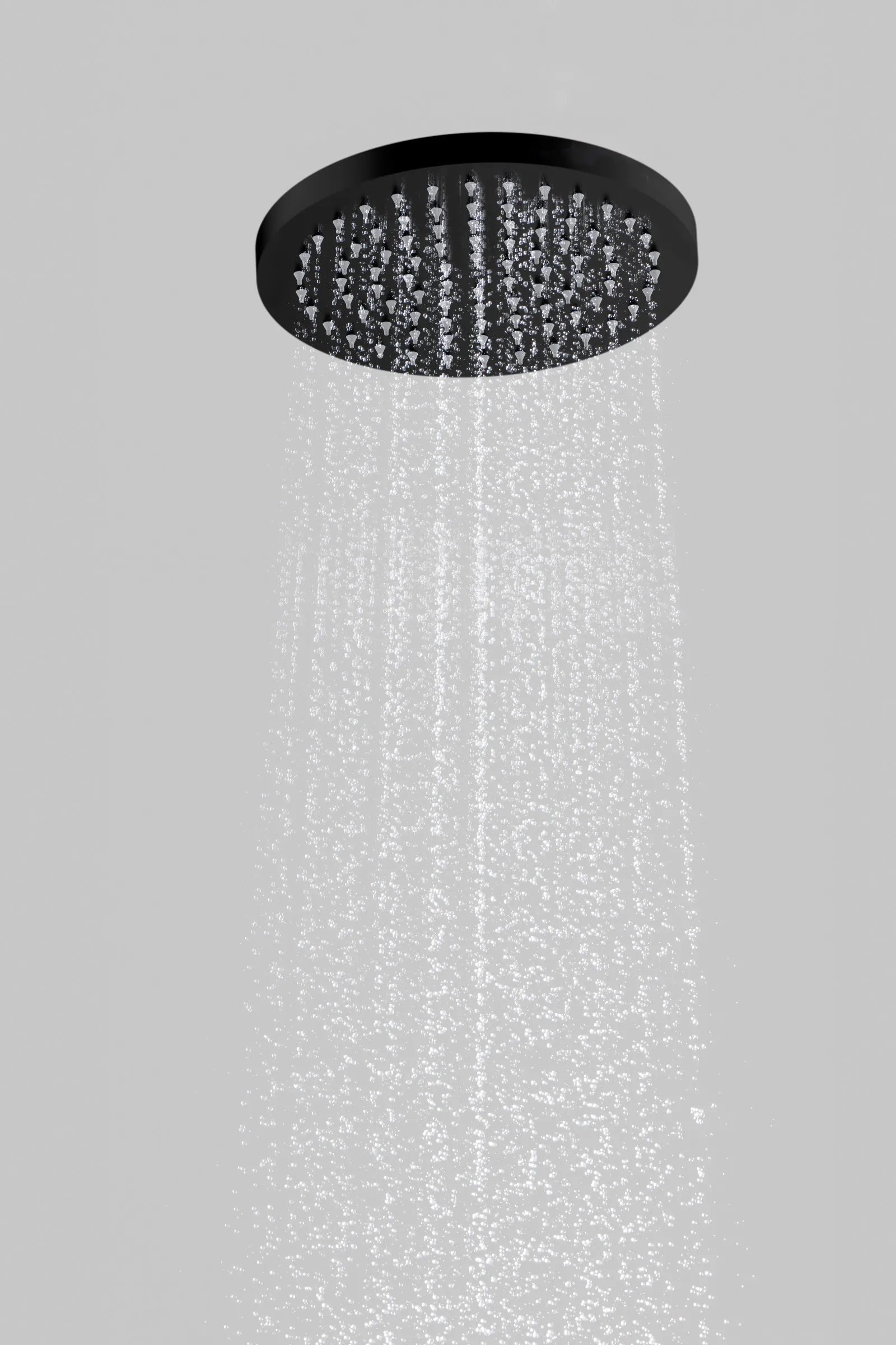 Ø250x15mm SUS 304 Overhead Rain Shower with Touch-Clean Silicone Nozzles-SH151002