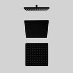 300x300mm SUS 304 Overhead Rain Shower – Slim 15mm Profile – SH151201 Matte Black