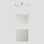 250x250mm SUS 304 Overhead Rain Shower – 25mm Super Luxury Body – SH251001 Brushed Nickel