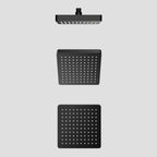 250x250mm SUS 304 Overhead Rain Shower – 25mm Super Luxury Body – SH251001 Matte Black