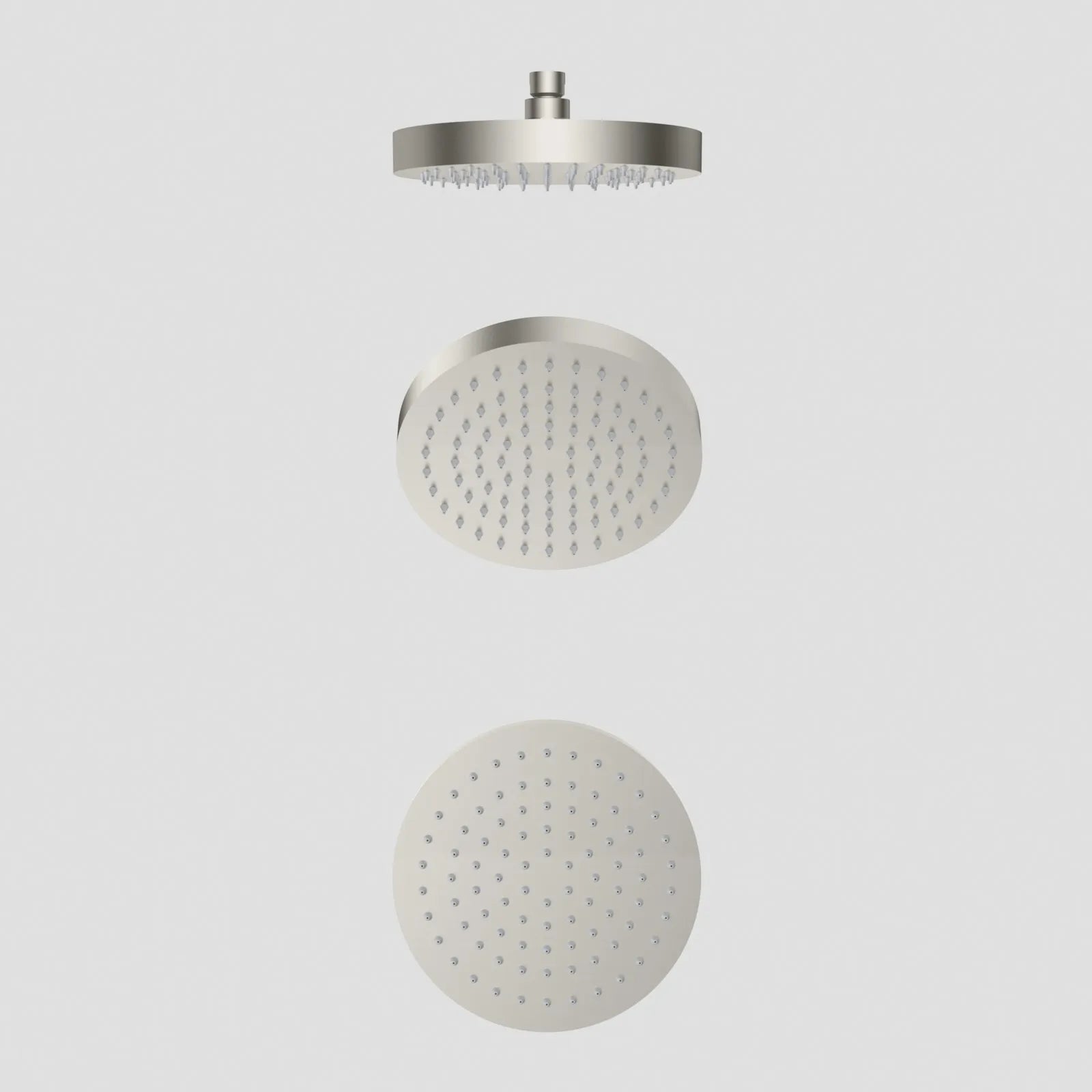 Ø250x25mm SUS 304 Overhead Rain Shower – 25mm Super Luxury Body – SH251002 Brushed Nickel