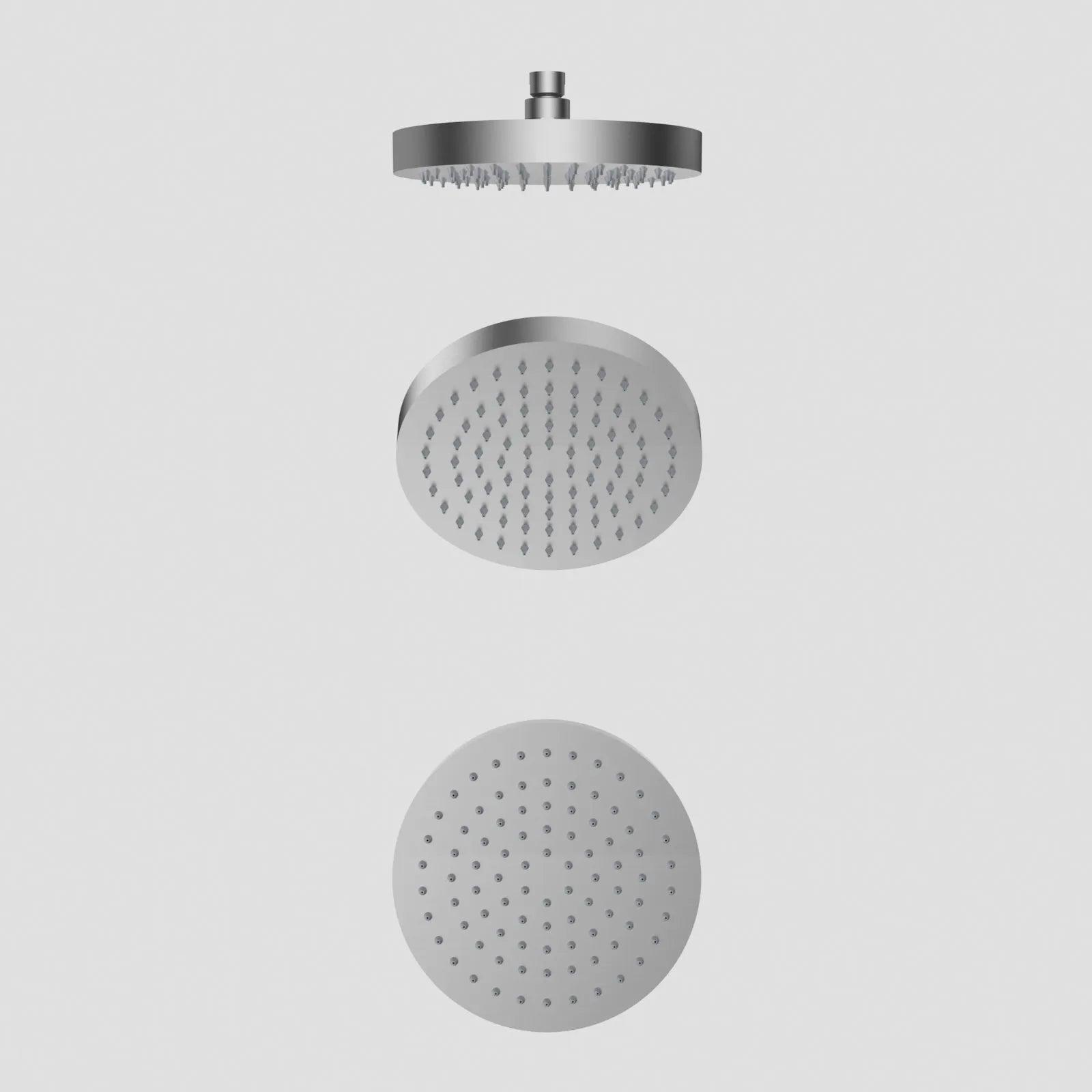 Ø250x25mm SUS 304 Overhead Rain Shower – 25mm Super Luxury Body – SH251002 Brushed Gun Metal