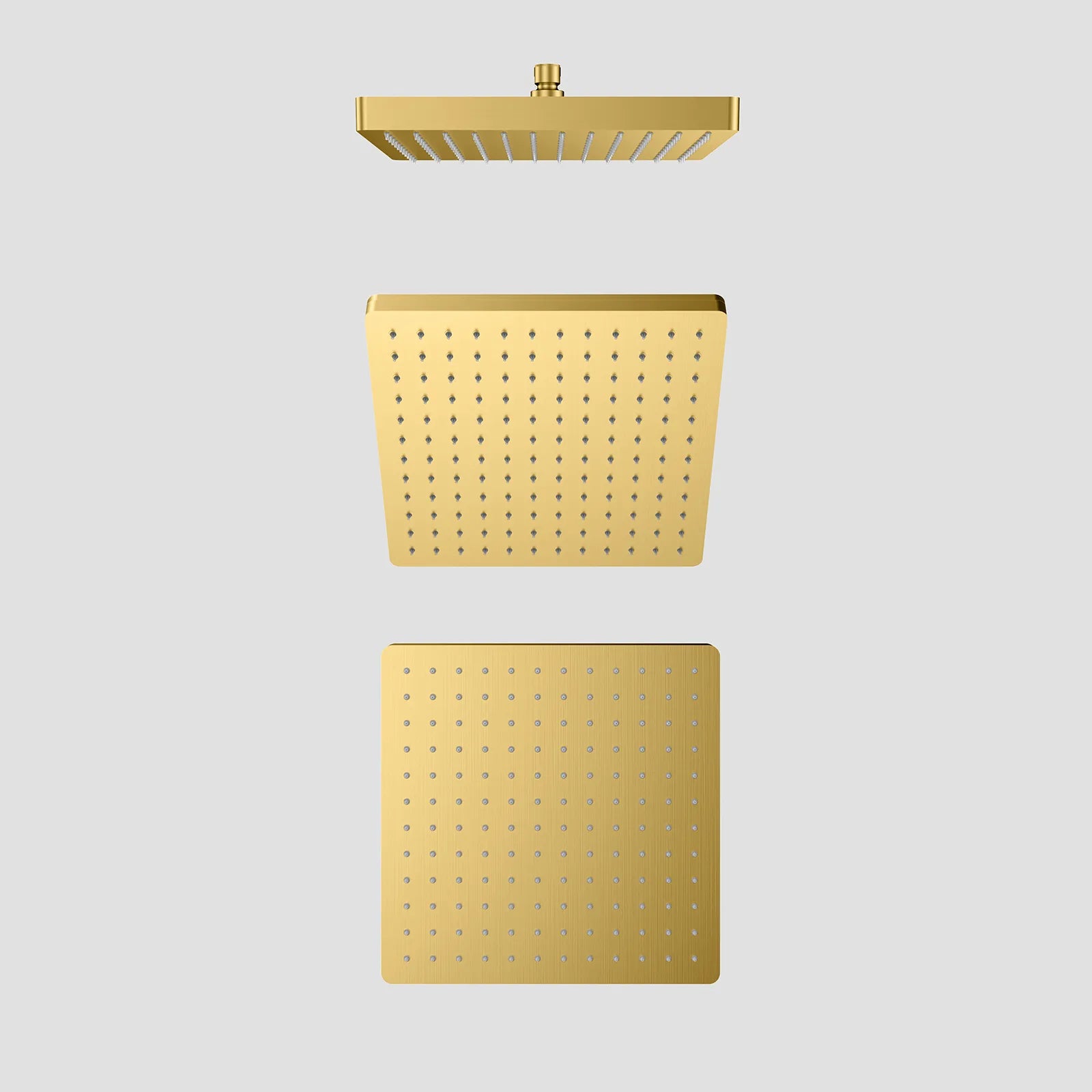 300X300X25mm SUS 304 Overhead Rain Shower – 25mm Super Luxury Body – SH251201 Brushed Gold