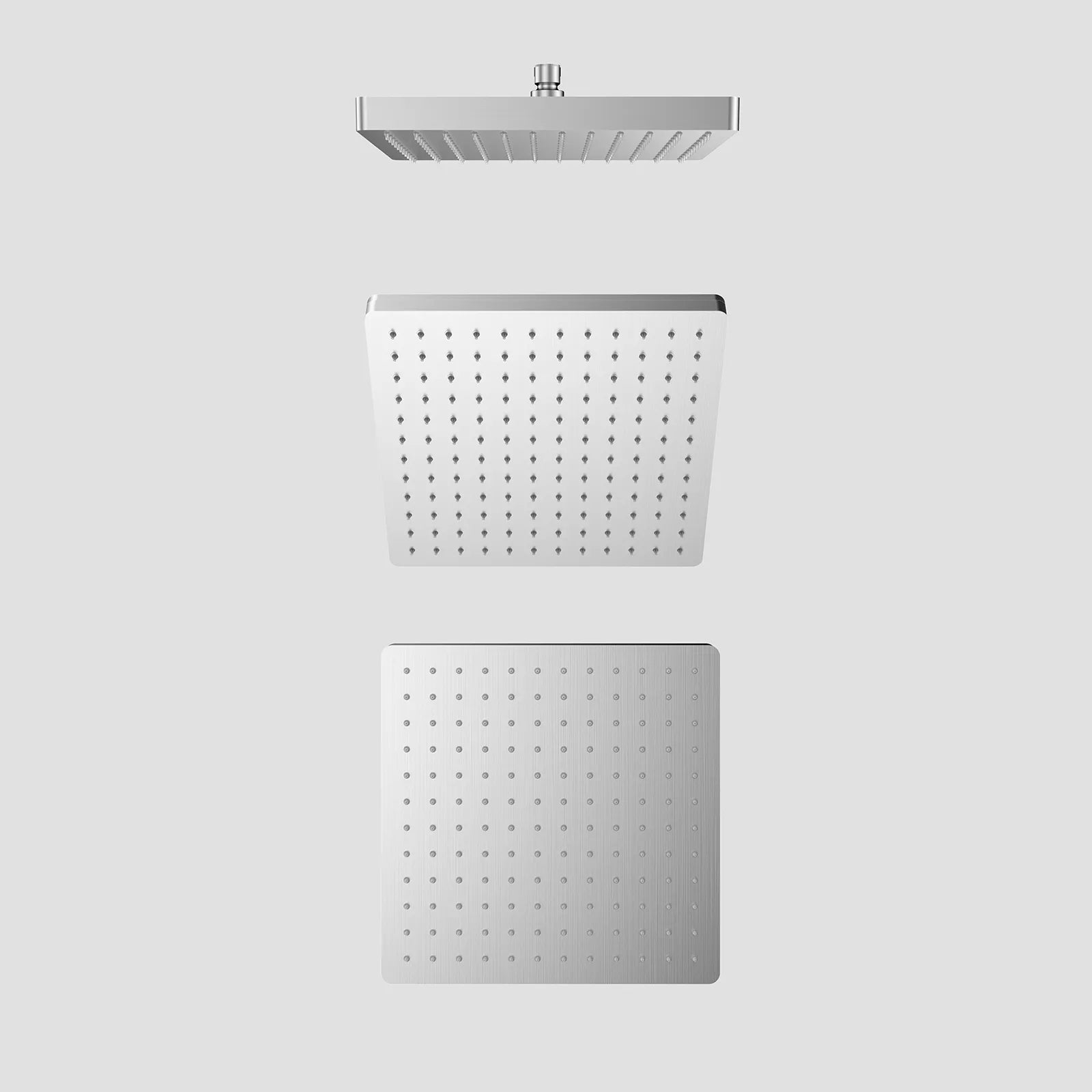 300X300X25mm SUS 304 Overhead Rain Shower – 25mm Super Luxury Body – SH251201 Brushed Nickel