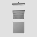 300X300X25mm SUS 304 Overhead Rain Shower – 25mm Super Luxury Body – SH251201 Brushed Gun Metal
