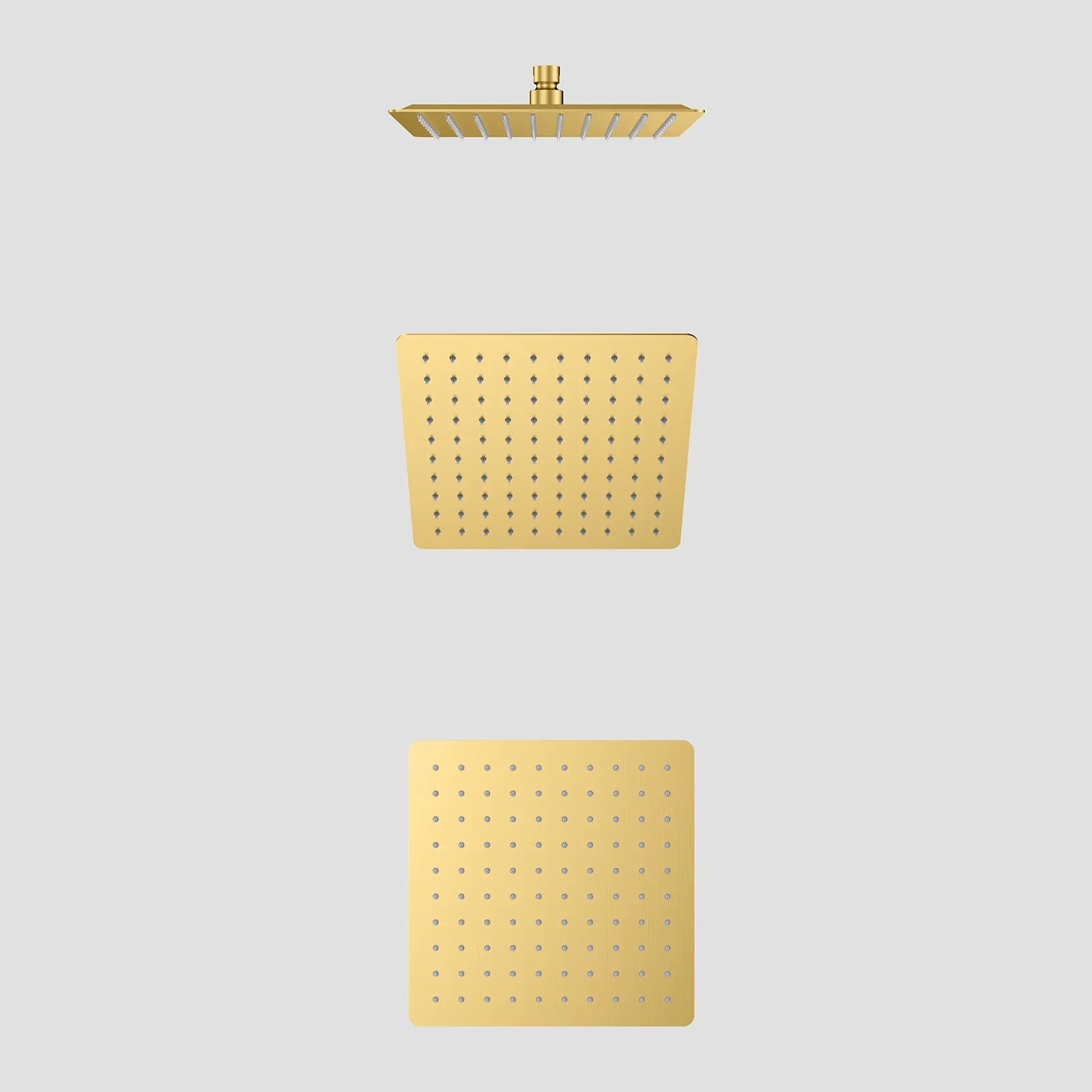 200x200mm SUS 304 Overhead Rain Shower – 2mm Super Thin Profile – SHA0801 Brushed Gold