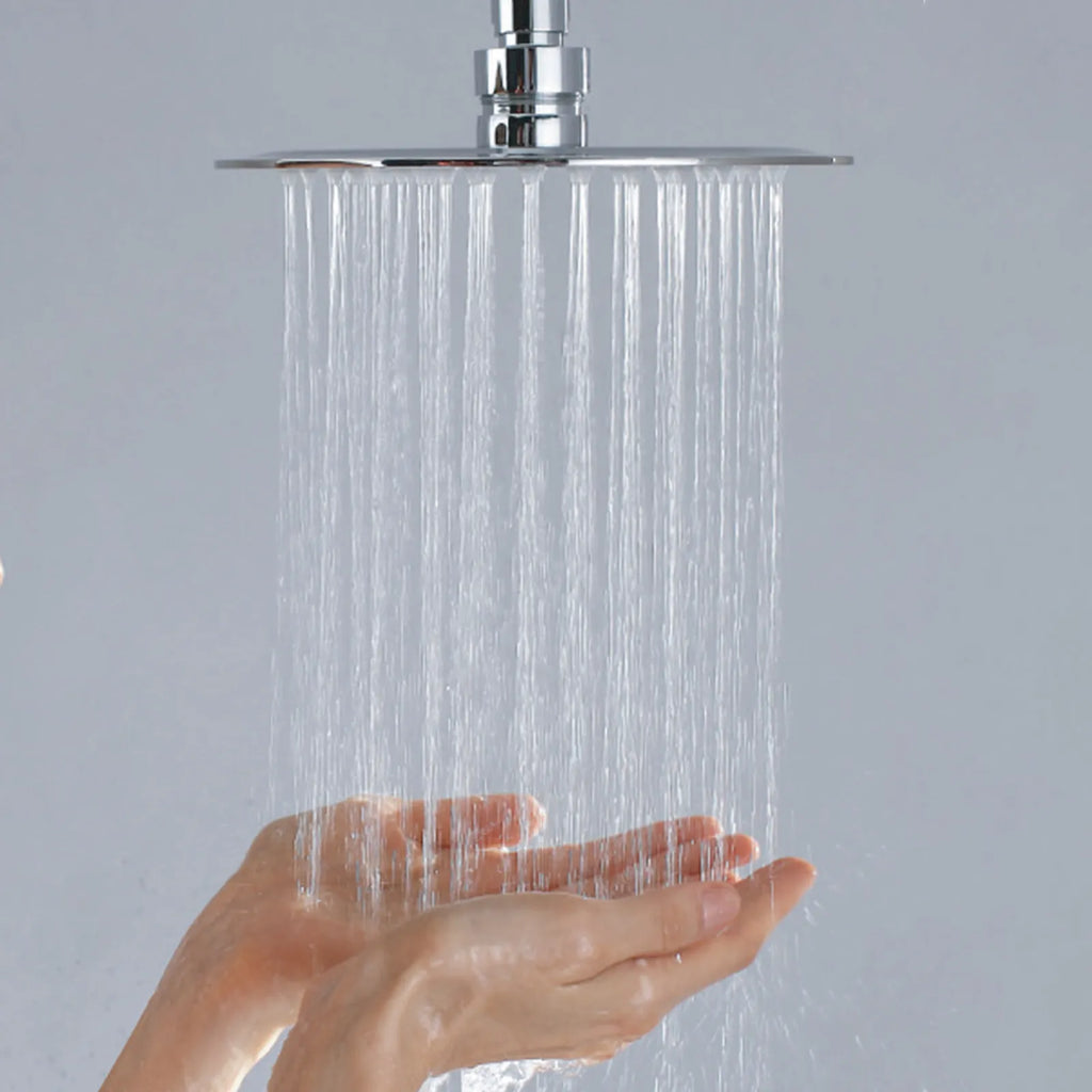 Circular 2-way Wall Concealed Shower Faucet With Hand Shower AB502604
