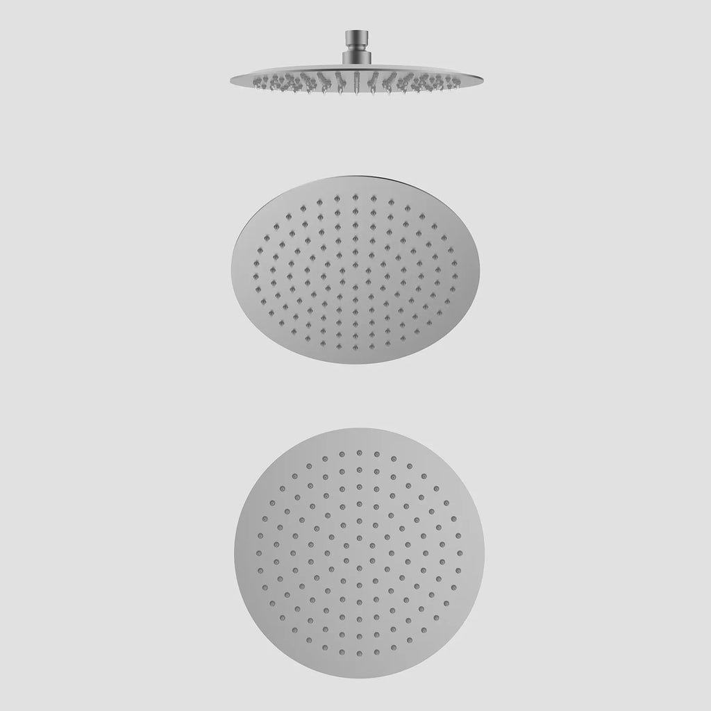 Ø200mm SUS 304 Overhead Rain Shower – 2mm Super Thin Profile – SHA0802 Brushed Gun Metal