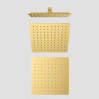 250x250x2mm SUS 304 Overhead Rain Shower – 2mm Super Thin Profile – SHA1001 Brushed Gold