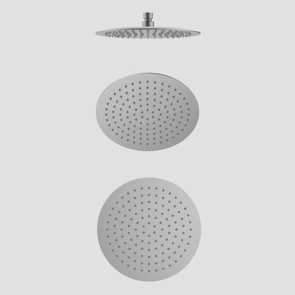 Ø250mm SUS 304 Overhead Rain Shower – 2mm Super Thin Profile – SHA1002 Brushed Gun Metal